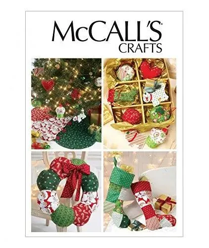 McCall's Patterns M6453 Ornaments, Wreath, Tree Skirt and Stocking, One Size Only