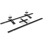 WEN 24-Inch Universal T-Track, Hold Down Clamps, and Intersection Kit for Woodworking (WT242)