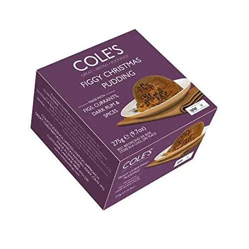 COLES TRADITIONAL FOODS Figgy Christmas Pudding, 275 GR