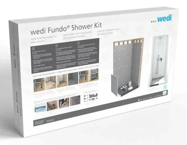 Wedi US2000015 Fundo Primo 42In x 42In Shower Kit Waterproof Installation System