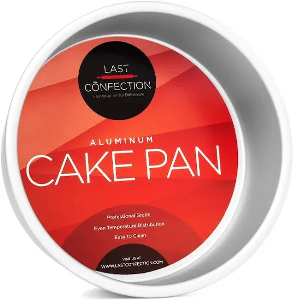 7&#034; x 2&#034; Aluminum Round Cake Pan - Professional Bakeware