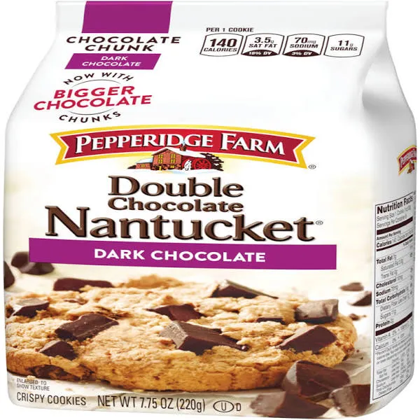 Pepperidge Farm Nantucket Crispy Dark Chocolate Chunk Cookies