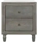 Safavieh Blaise Storage Nightstand, Grey