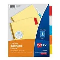 Avery Insertable Big Tab Dividers