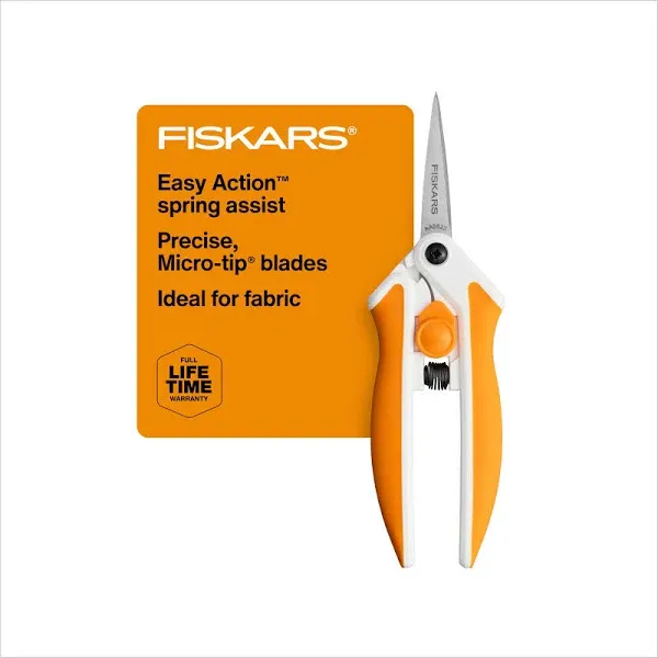 Fiskars® Micro-Tip® Easy Action™ Scissors, No. 5