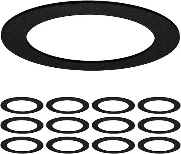 Sunco Lighting Goof Rings for 6 Inch Recessed Lights Can Light Goof Trim Ring