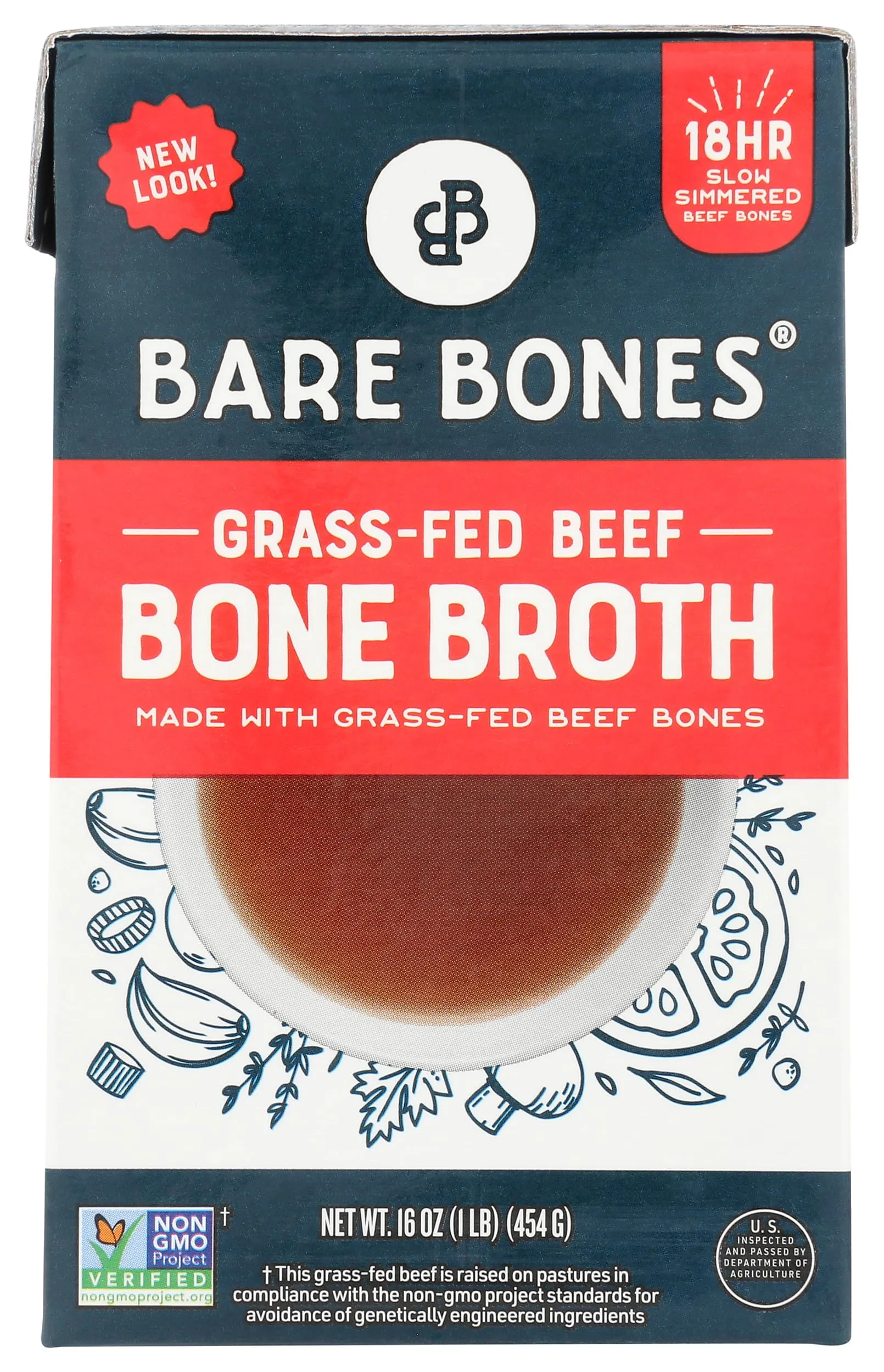 Bare Bones Grass-Fed Beef Bone Broth