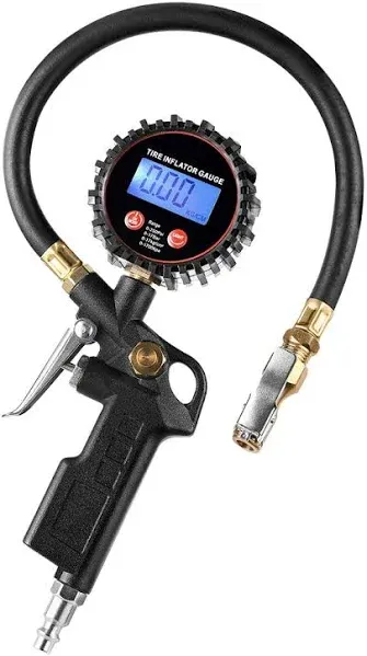 CZC AUTO Digital Tire Inflator Pressure Gauge