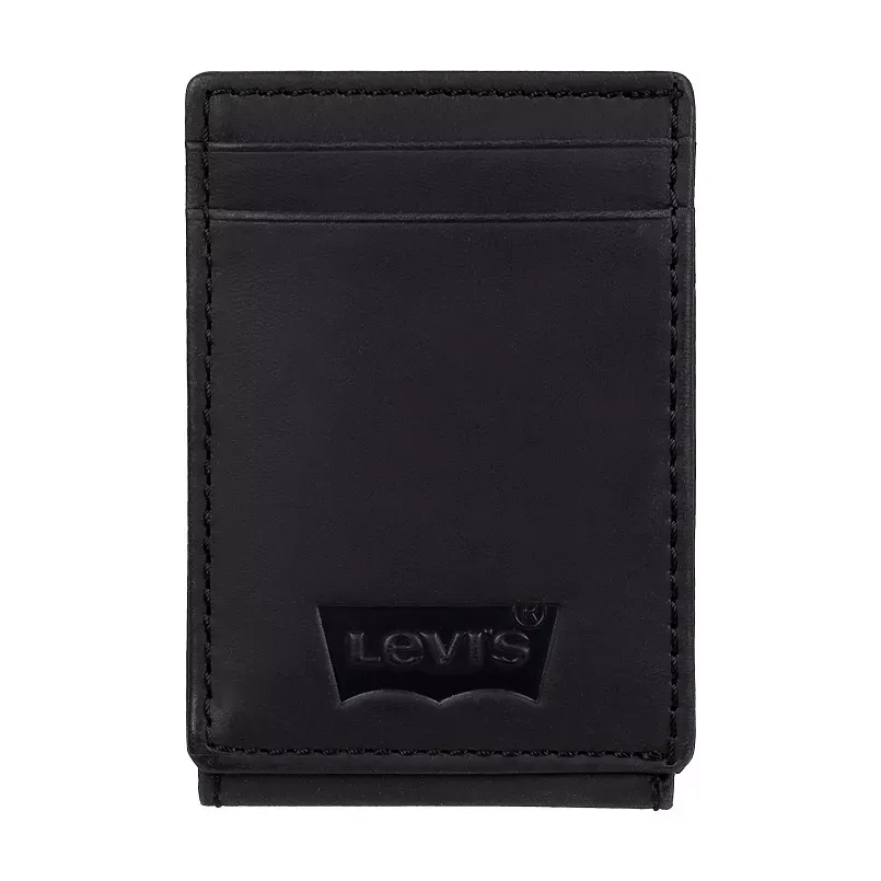 Men's Levi's® RFID Front Pocket Wallet with Magnetic Money Clip