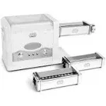 Atlas Pasta Fresca  Made in Italy  Includes Dough Mixer Machine  3 Pasta Cutter Attachments  Recipes  and Instructions