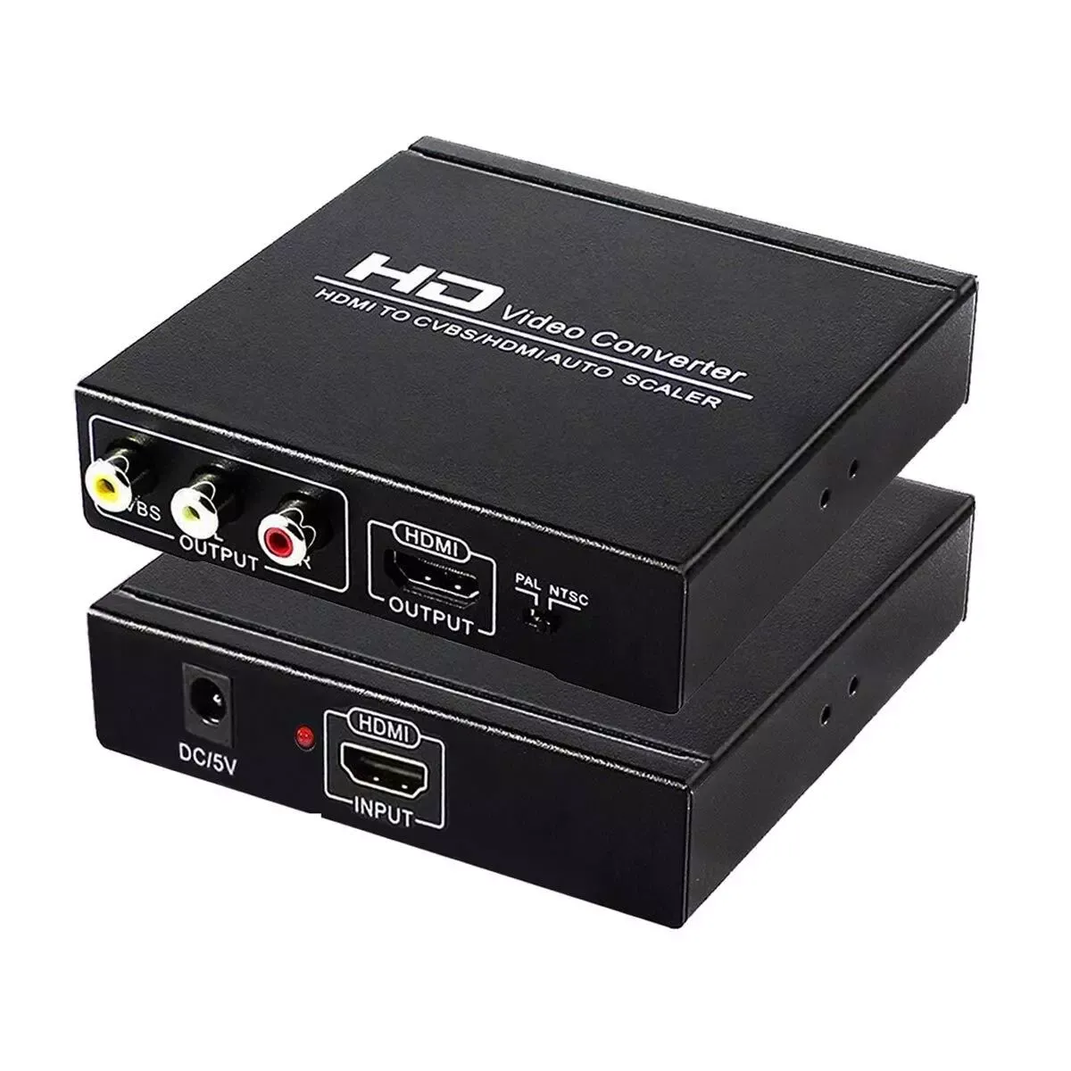 HDMI to RCA and HDMI Converter, HDMI to AV 3RCA and HDMI Adapter Support 1080...