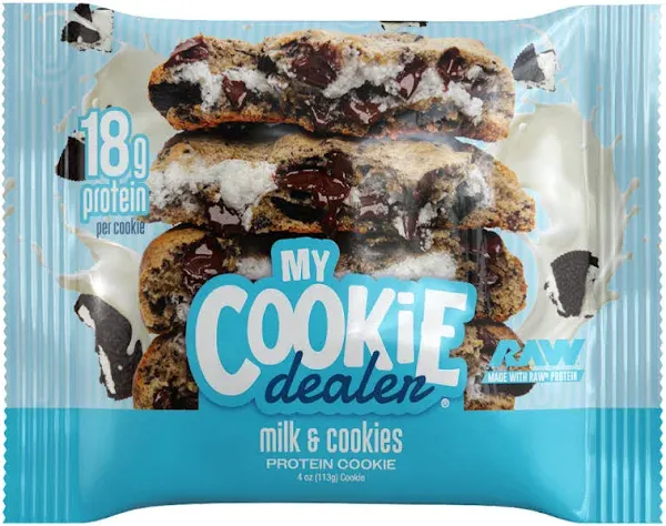 My Cookie Dealer Protein Cookie Milk & Cookies