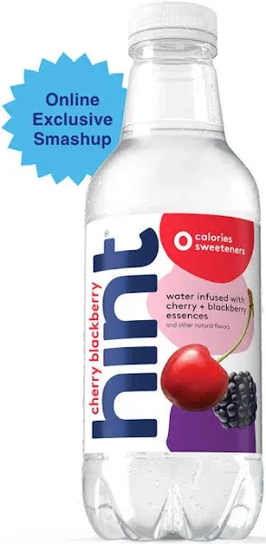 Cherry Blackberry Water - 12 Pack of Zero Calorie, Sugar-Free Refreshment