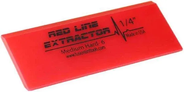 Red Line Extractor Squeegee Blade