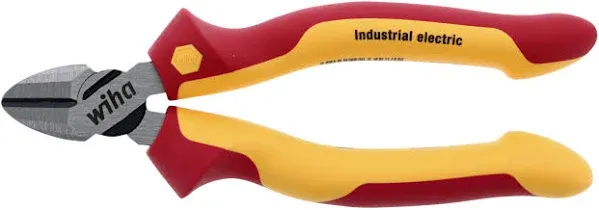 Wiha 32933 6.3-Inch Insulated Industrial Diagonal Cutter