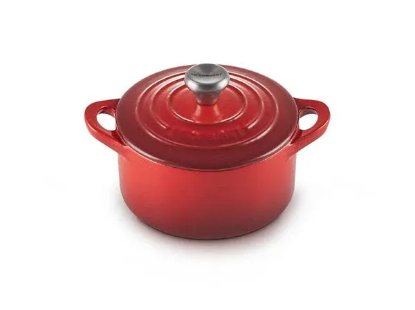 Le Creuset Enameled Cast Iron Mini Cocotte, 1/3-Quart, Licorice