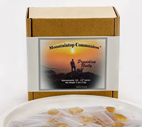 Individually Wrapped Gluten-Free Communion Bread (150 Count)