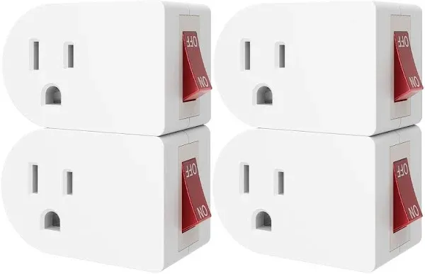 Oviitech Grounded Outlet Wall Tap Adapter