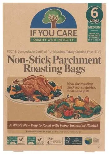 If You Care Non-Stick Parchment Roasting Bags