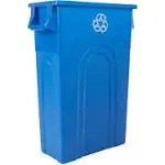 United Solutions TI0033 23 Gallon Blue Slim Container