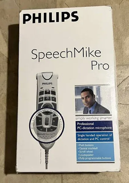 Philips SpeechMike Pro Plus Dictation Microphone