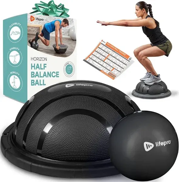 Half Exercise Ball Trainer - Horizon Balance Ball for Exercise - Balance Ball...