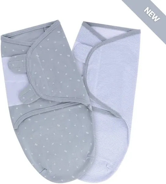 Ely's & Co. Adjustable Swaddle Blanket 2 Pack