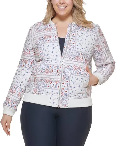 Levi's Women's Plus Size Diamond Quilted Bomber Jacket