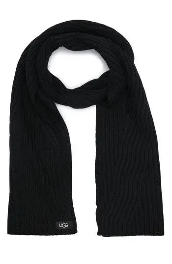 UGG Ribbed Oversized Knit Scarf