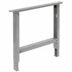 Global Industrial Adjustable Height Steel C-Channel Leg for Workbench