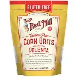 Bob's Red Mill Gluten Free Corn Grits Polenta, 24 oz (4 Pack)