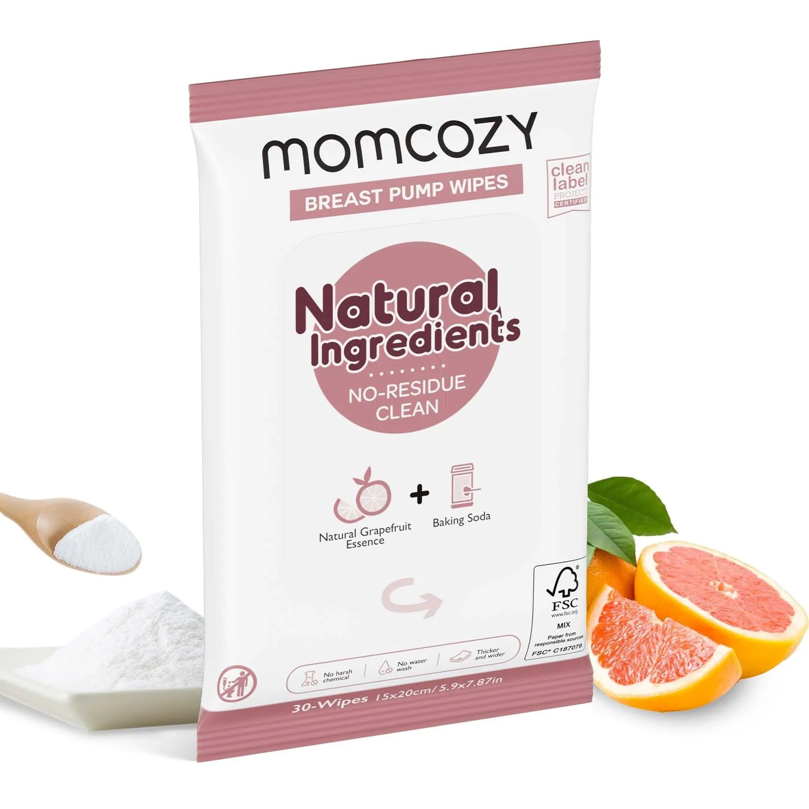 Momcozy Natural Breast Pump Wipes