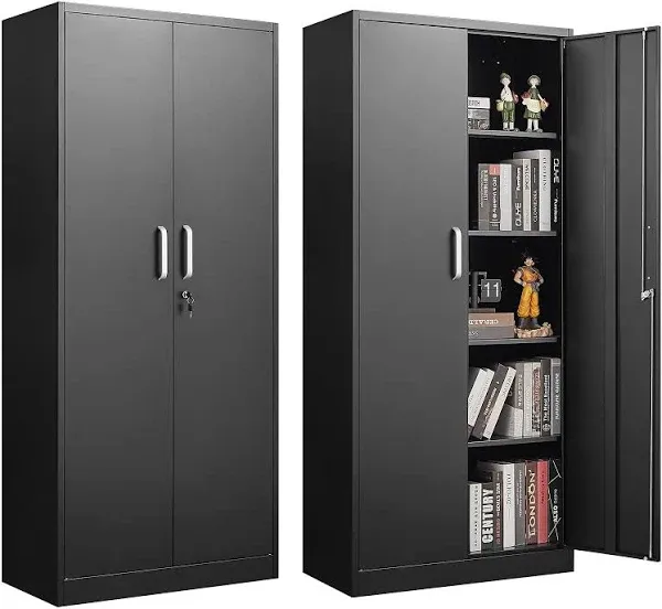 Metal Storage Cabinet Kitchen Pantry Cabinet