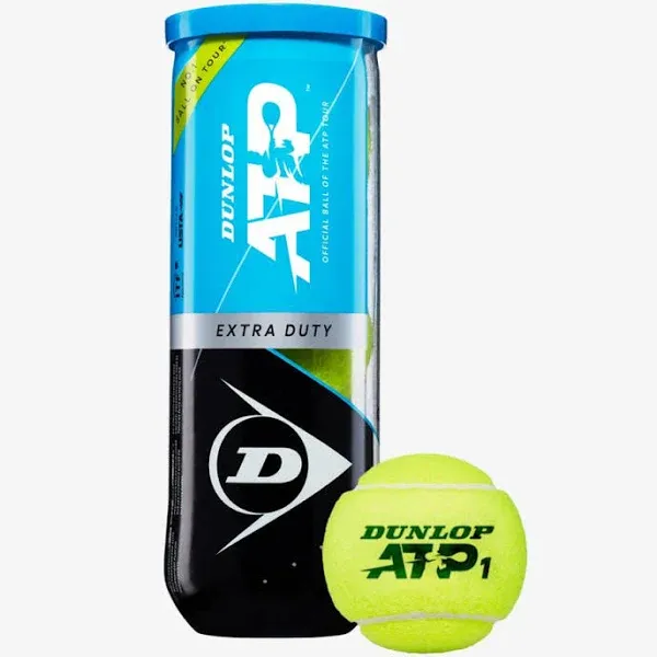 Dunlop ATP Championship Extra Duty Tennis Balls- New Sealed