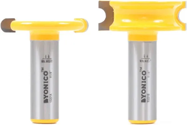 Yonico Canoe Joint Router Bit Set