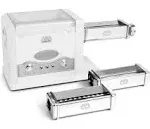 Atlas Pasta Fresca  Made in Italy  Includes Dough Mixer Machine  3 Pasta Cutter Attachments  Recipes  and Instructions