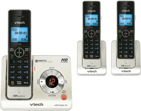 Vtech Phone System,DECT 6.0 LS6425-3