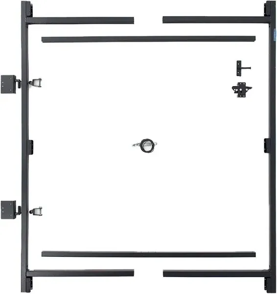 Adjust-A-Gate Steel Frame Gate Building Kit, 60"-96" Wide Opening Up to 6' High