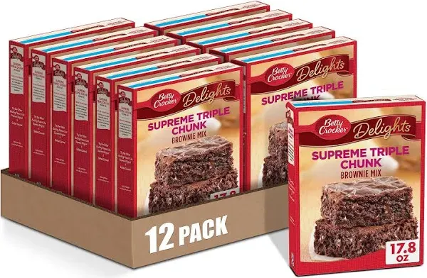 Betty Crocker Delights Supreme Brownie Mix