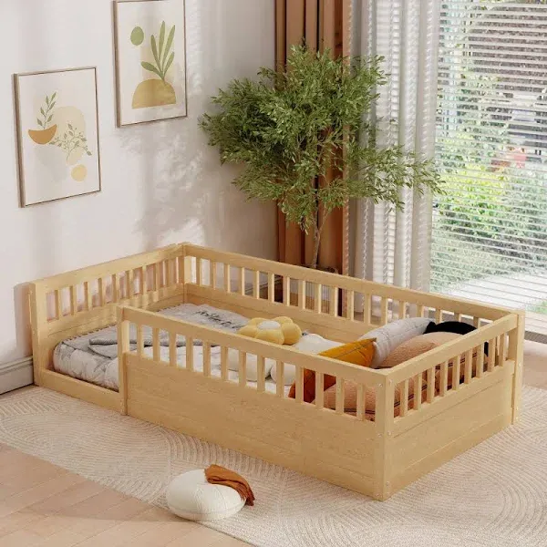 DNYN Full Size Montessori Floor Bed