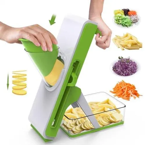 Mandoline Slicer Safe Multifunctiona<wbr/>l Dicer Adjustable Commercial Slicer Machine