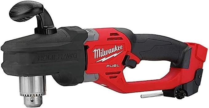 M18 FUEL 18V Lithium-Ion Brushless Cordless Hole Hawg 7/16 in. Right Angle Drill W/Quick-Lok with M18 FUEL Hackzall