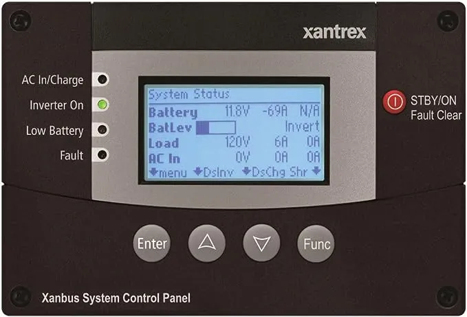 Xantrex, 809-0921, Xanbus System Control Panel