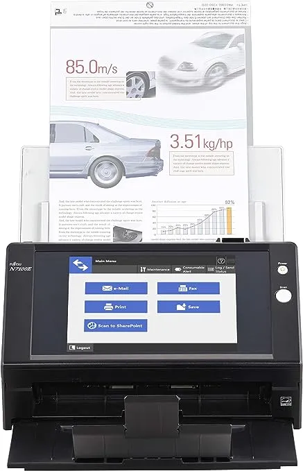 RICOH N7100E Network Scanner with Large Touch Screen