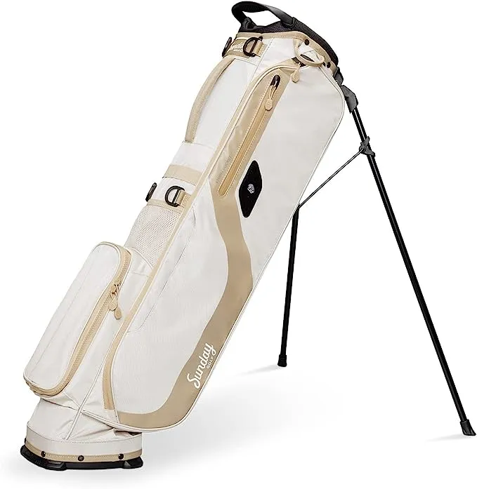 Sunday Golf El Camino Bag - Lightweight Sunday Golf Bag with Strap and Stand – Easy to Carry – Golf Stand Bag for The Driving Range, Par 3 and Standard Courses, 3.9 pounds