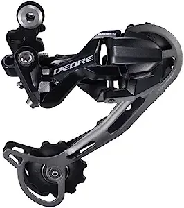 Shimano Rear Derailleur - 9 Speed - Long Cage - Black - Deore RD-M592-SGS