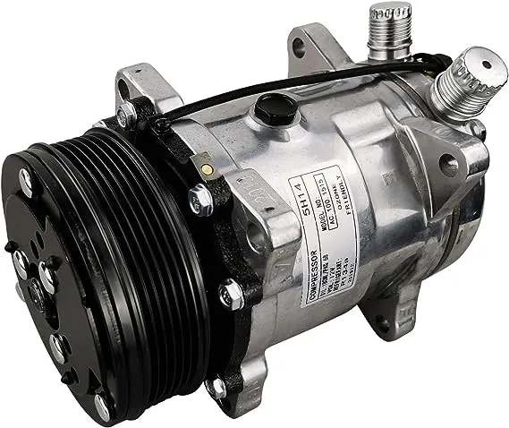 ACTECmax Universal A/C Compressor 6PK Clutch Sanden 508 5H14 R134A Serpentine...