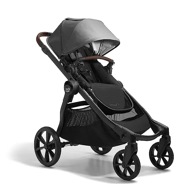 Baby Jogger® City Select® 2 Single-to-Double Modular Stroller, Eco Collection, Lunar Black