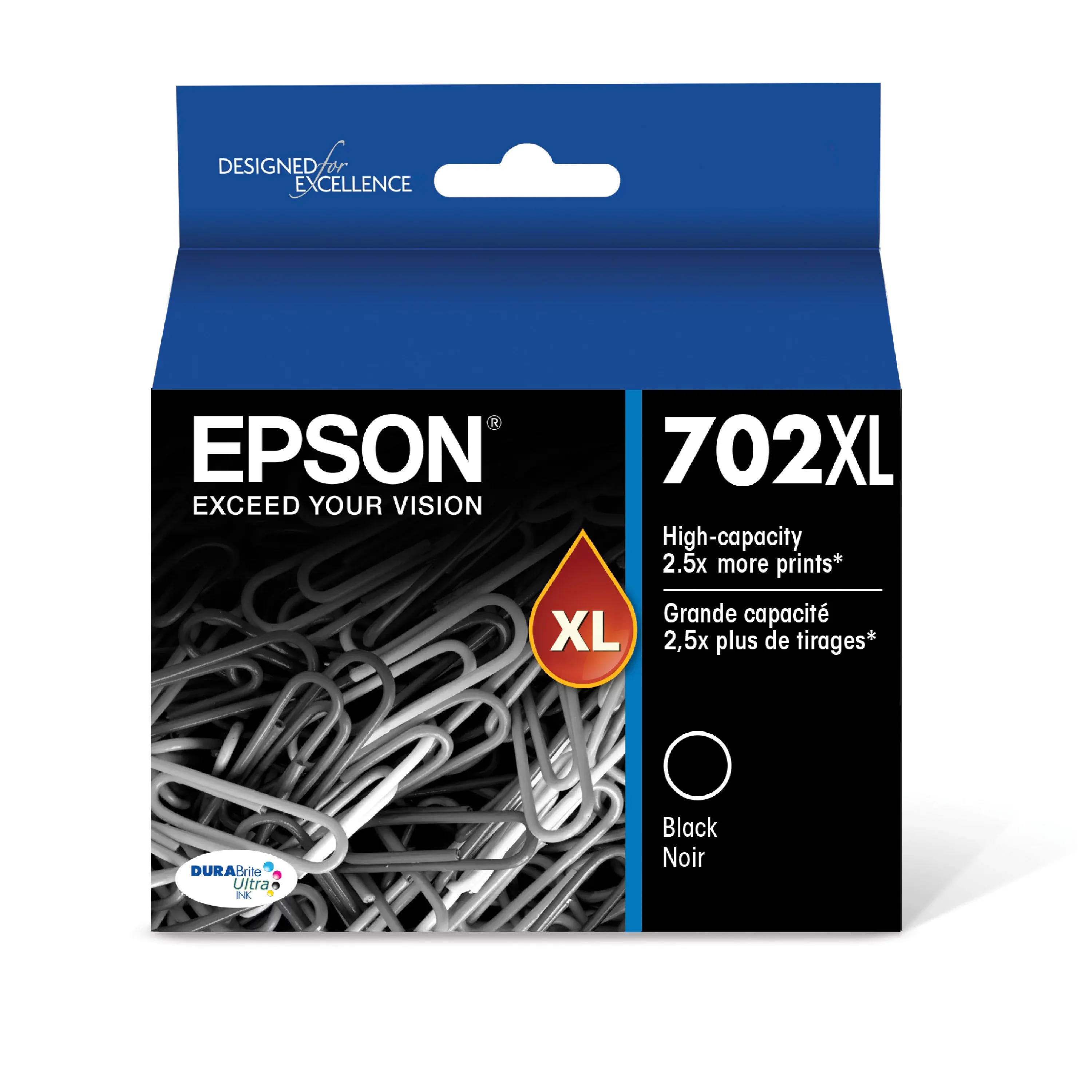 Epson T702 DURABrite Ultra Genuine Ink High Capacity Black Cartridge