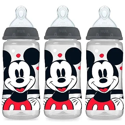 LOT Of 2 New NUK Smooth Flow Disney Bottle Minnie Mouse 10 Oz 3 Pack